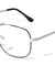 Squared Aviators Clear Lens Wholesale Bulk Glasses
