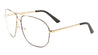 Metal Aviators Clear Lens Wholesale Bulk Glasses