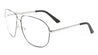 Metal Aviators Clear Lens Wholesale Bulk Glasses