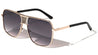 Squared Aviators Front Grille Fashion Wholesale Sunglasses