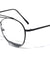 Aviators Bottom Shield Clear Lens Wholesale Bulk Glasses