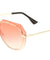 Rimless Wireframe Aviators Wholesale Sunglasses