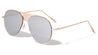 Front Grille Color Mirror Aviators Wholesale Sunglasses