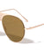 Front Grille Color Mirror Aviators Wholesale Sunglasses