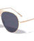 Front Grille Color Mirror Aviators Wholesale Sunglasses