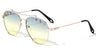 Star Studded Oceanic Color Aviators Wholesale Sunglasses