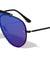 Top Bar Rimless Solid One Piece Lens Aviators Wholesale Sunglasses