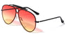 Top Bar Rimless Solid One Piece Oceanic Color Lens Wholesale Sunglasses