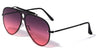 Top Bar Rimless Solid One Piece Oceanic Color Lens Wholesale Sunglasses