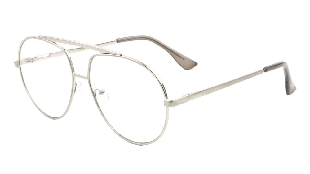 Clear Lens Aviators Wholesale Bulk Glasses