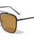 Squared Aviators Curved Brow Bar Fashion Wholesale Sunglasses
