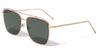 Squared Aviators Curved Brow Bar Fashion Wholesale Sunglasses