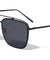Squared Aviators Curved Brow Bar Fashion Wholesale Sunglasses
