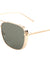 Squared Side Shield Aviators Wholesale Sunglasses