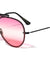 Triple Oceanic Color Solid One Piece Lens Top Bar Aviators Wholesale Sunglasses