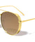 Shield Aviators Color Mirror Sunglasses Wholesale