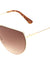 Angled Aviators Fashion Wholesale Sunglasses