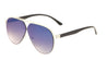 Aviators Color Mirror Triangular Cutout Sunglasses Wholesale