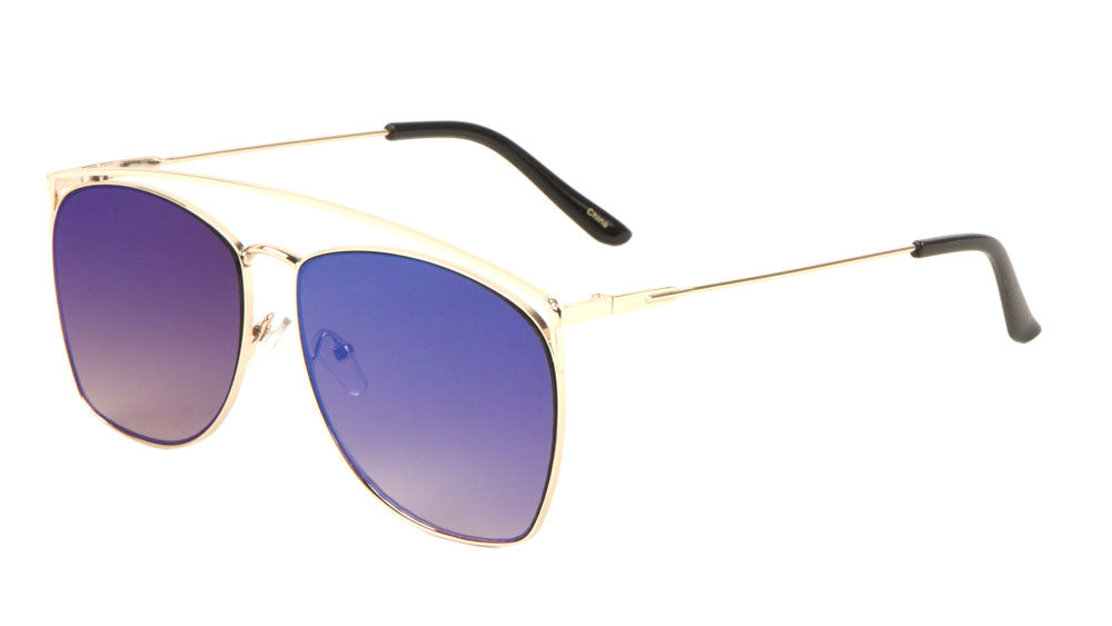 Top Bar Thin Frame Aviators Sunglasses Wholesale