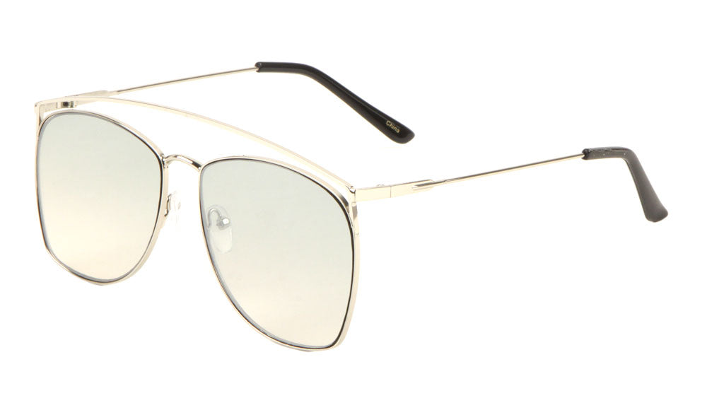 Top Bar Thin Frame Aviators Sunglasses Wholesale