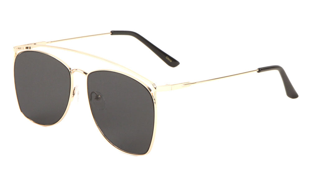 Top Bar Thin Frame Aviators Sunglasses Wholesale