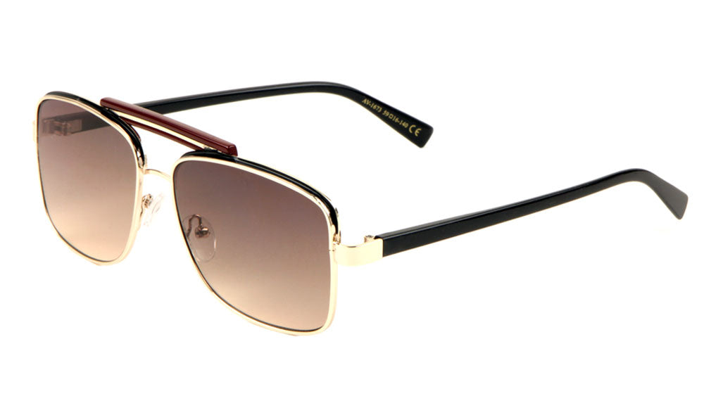 Squared Aviators Top Bar Sunglasses Wholesale