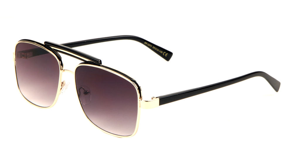 Squared Aviators Top Bar Sunglasses Wholesale