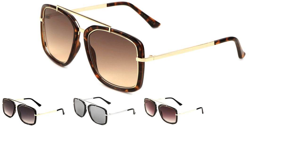 Squared Aviators Sunglasses Wholesale
