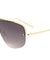 Thick Plate Semi-Rimless Aviators Sunglasses Wholesale