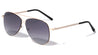 Cross Bridge Color Mirrored Aviators Wholesale Sunglasses