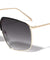 Accented Color Brow Butterfly Aviators Wholesale Sunglasses