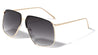Accented Color Brow Butterfly Aviators Wholesale Sunglasses