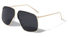 Accented Color Brow Butterfly Aviators Wholesale Sunglasses