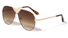 Frontal Grille Flat Lens Aviators Wholesale Sunglasses