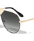 Frontal Grille Flat Lens Aviators Wholesale Sunglasses