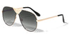 Frontal Grille Flat Lens Aviators Wholesale Sunglasses