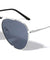 Bridgeless Top Bar Accent Aviators Wholesale Sunglasses