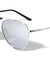 Bridgeless Top Bar Accent Aviators Wholesale Sunglasses