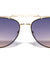 Double Top Bar Color Rim Aviators Wholesale Sunglasses