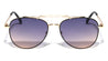 Double Top Bar Color Rim Aviators Wholesale Sunglasses