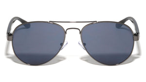 Classic Tear Shape Flat Lens Slim Frame Aviators Wholesale Sunglasses