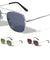 Modern Slim Frame Squared Aviators Wholesale Sunglasses