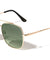 Modern Slim Frame Squared Aviators Wholesale Sunglasses