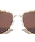 Flat Frame Modern Geometric Aviators Wholesale Sunglasses