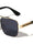 Rimless Diamond Edge Lens Art Deco Hinge Square Aviators Wholesale Sunglasses