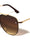 Rimless Frame Texture Accent Modern Tear Aviators Wholesale Sunglasses