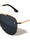 Rimless Frame Texture Accent Modern Tear Aviators Wholesale Sunglasses