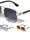 Diamond Edge Cut Lens Modern Square Aviators Wholesale Sunglasses