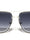 Diamond Edge Cut Lens Modern Square Aviators Wholesale Sunglasses