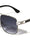 Diamond Edge Cut Lens Modern Square Aviators Wholesale Sunglasses